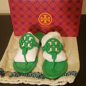 Tory Burch Miller Sandals Green